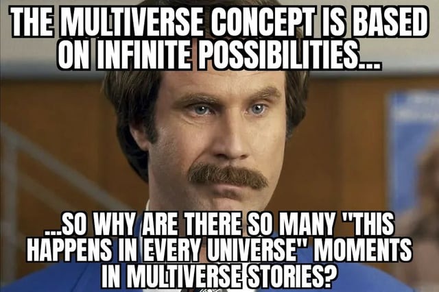 Multiverse thoughts - meme