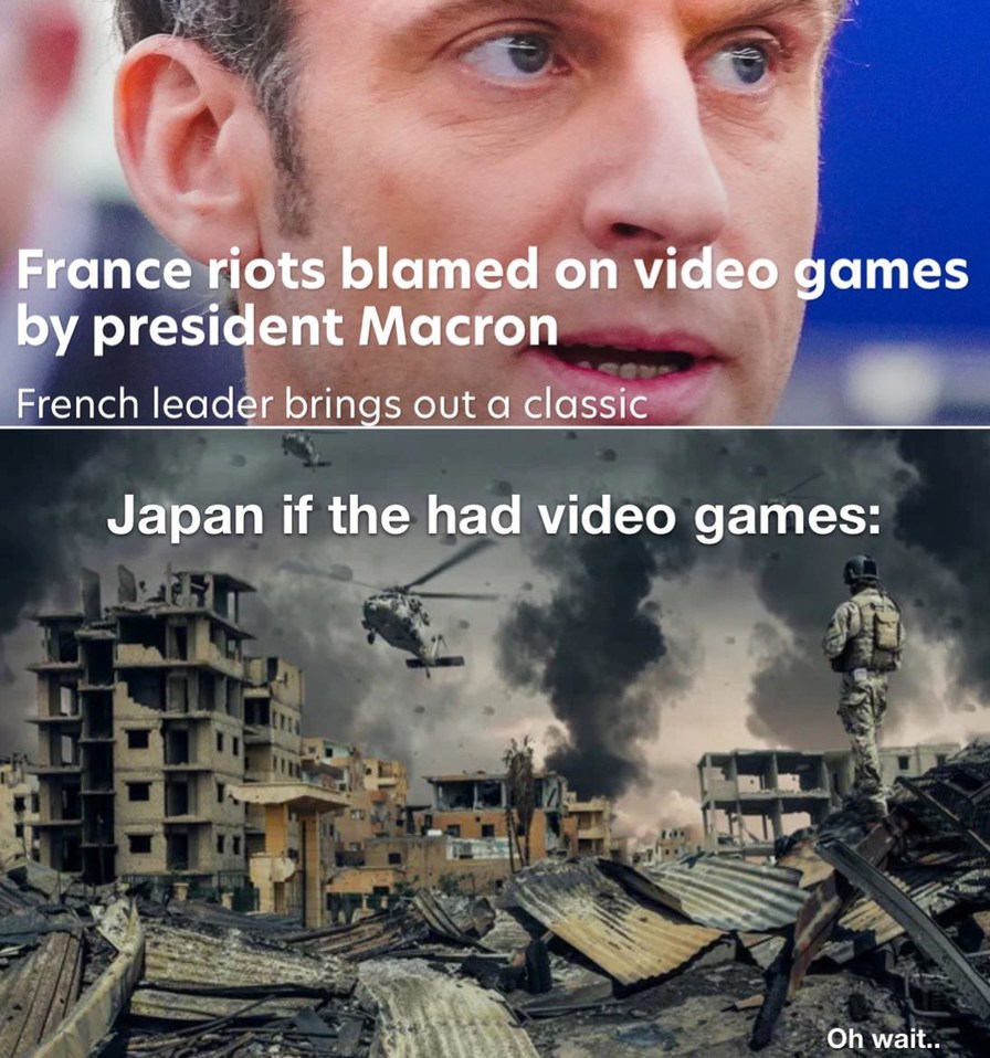 French riot - meme