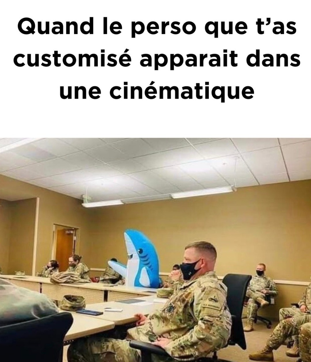 Quand ton perso customisé débarque en cinématique et casse tout l’ambiance - meme