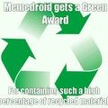 Going green, Memedroid!
