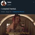 Satan created hentai