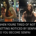 I am the senpai now