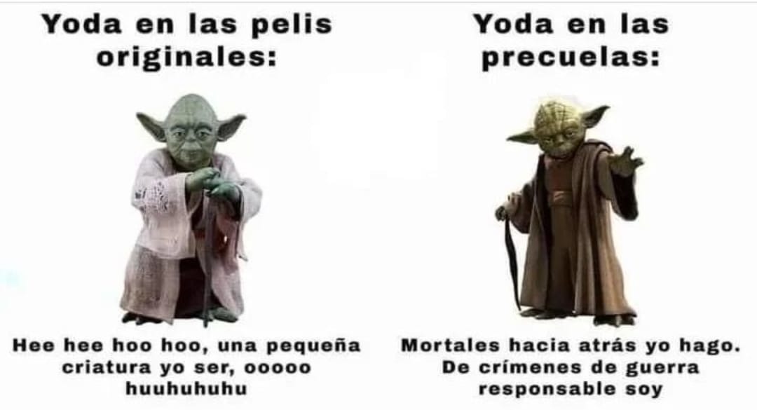Yoda criminal de guerra - meme