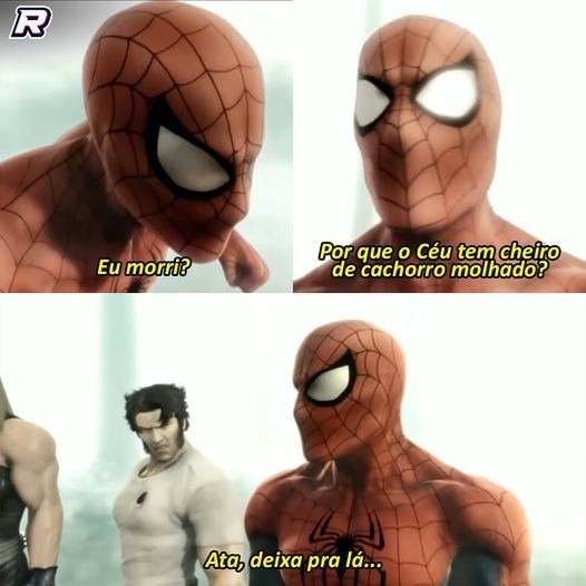 Miranha no céu - meme
