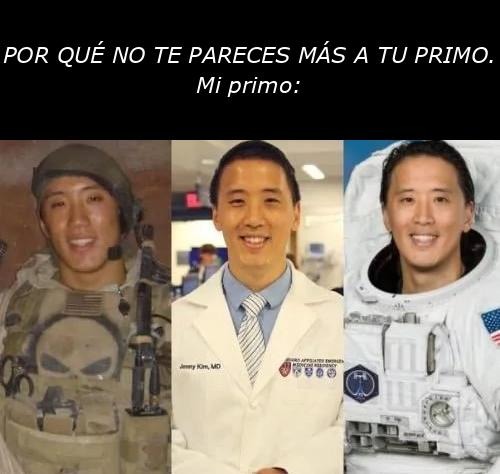 por qué no te pareces a tu primo? porque no soy perfecto señora - meme
