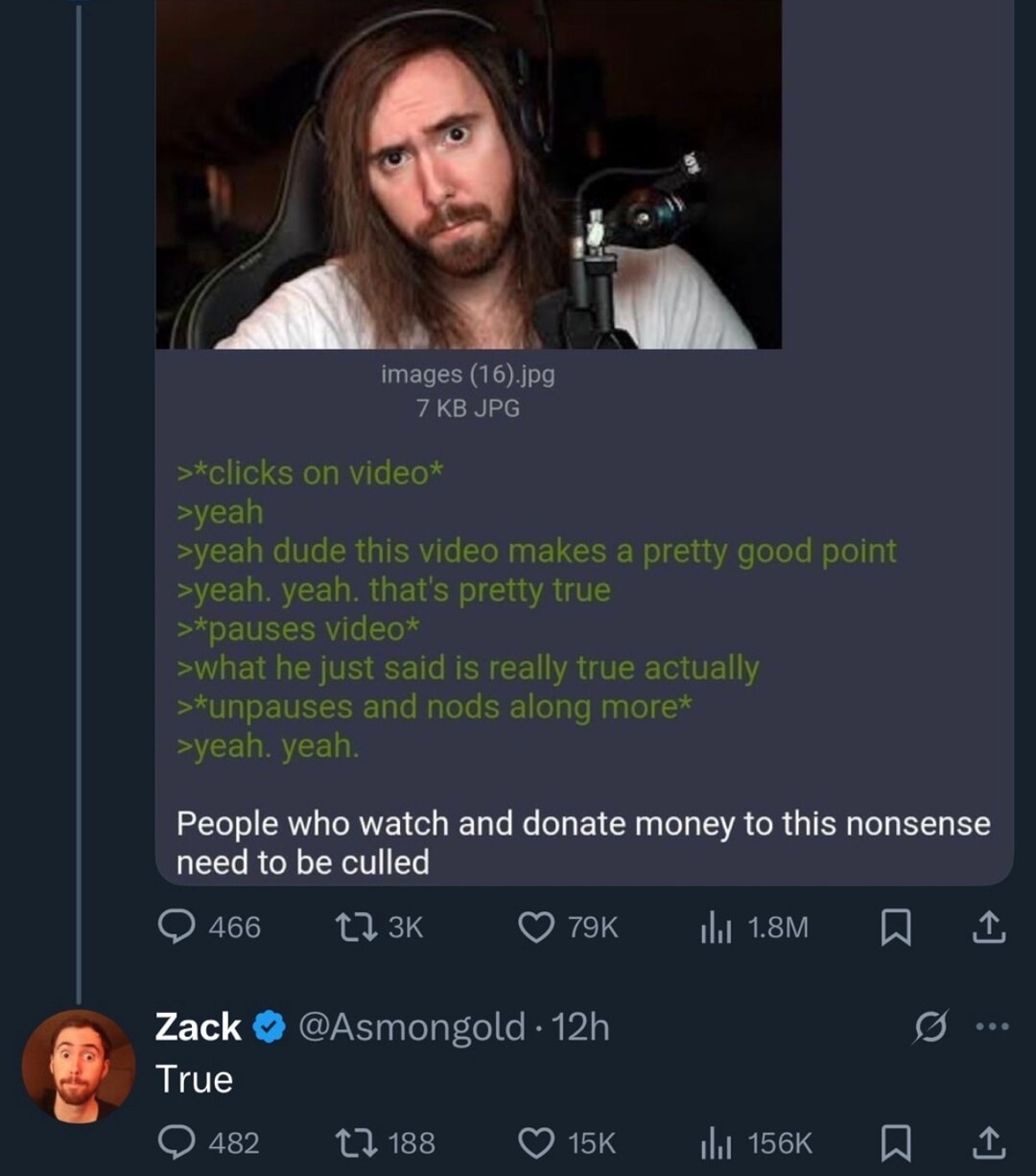 that one guy who pauses every 3 secs to agree with the video - meme