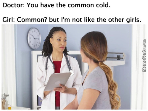 Common cold - meme