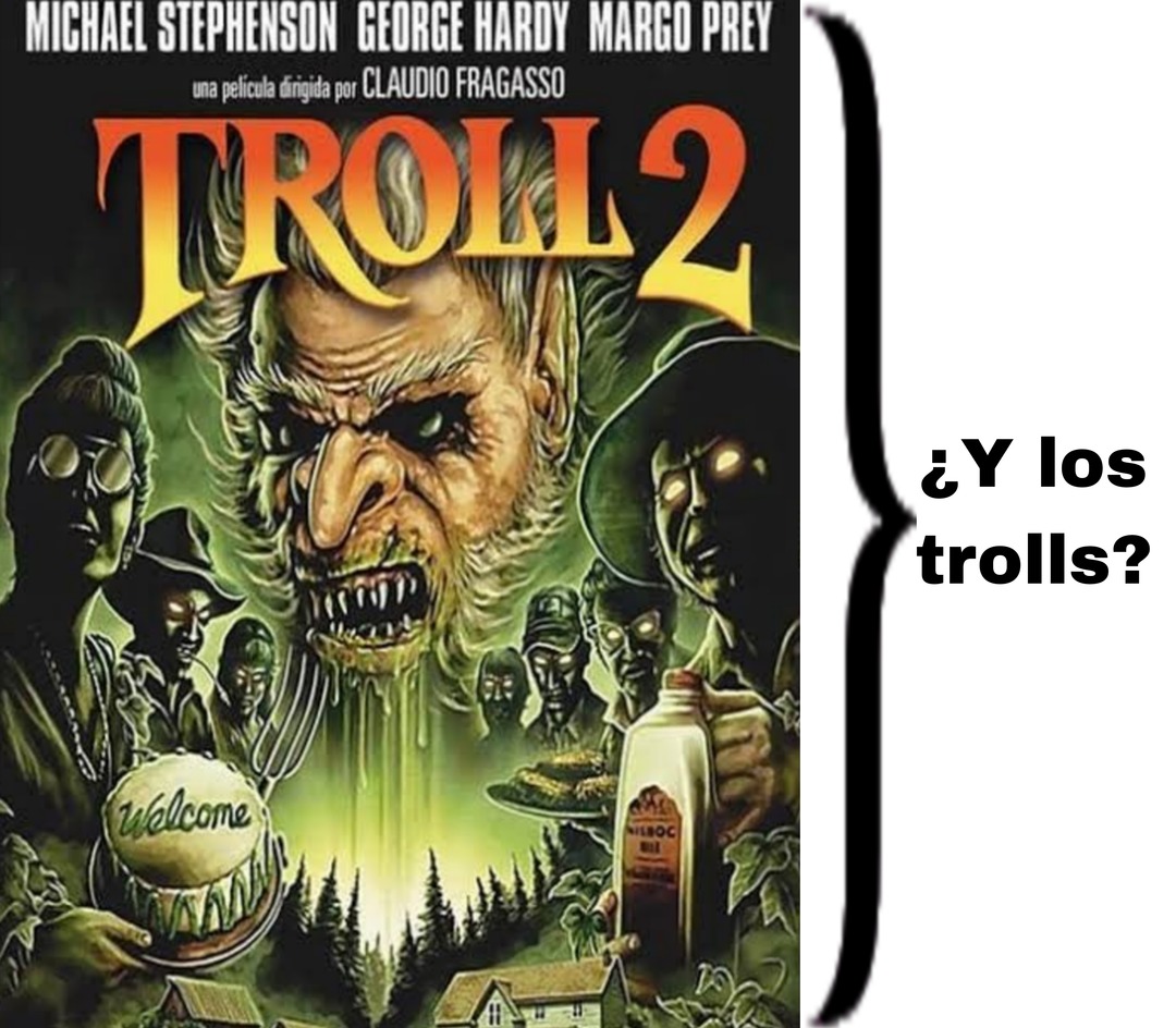 El título de la película fue un trolleo al espectador :trollface: la película no tiene trolls sino duendes - meme
