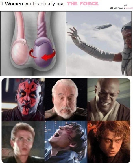 if women could use the force - meme
