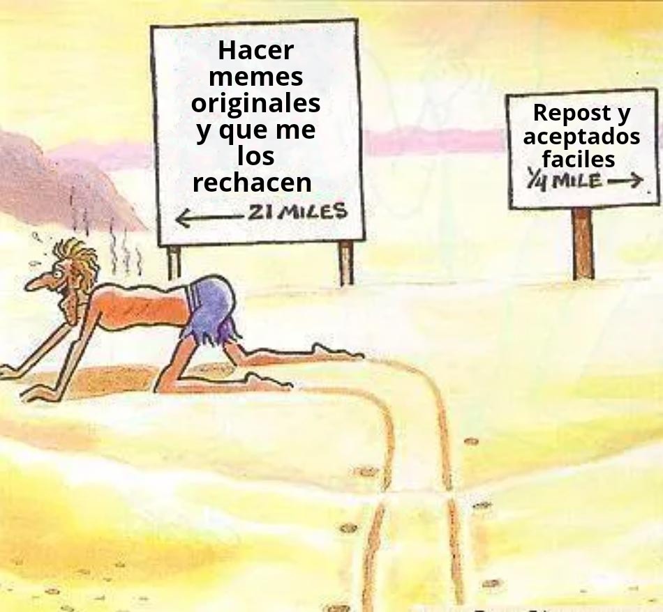 Por ahora este será el peor meme que haga de mis momazos