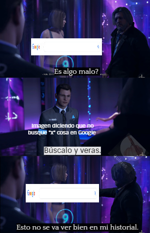 Dejemos algo bien, 1-. Si lo se, que no lo busque pero tu sabes sobre la curiosidad :yaoming:, 2-. Se que existe incógnito pero a veces puede que te confíes demasiado y lo hagas en modo normal, 3-. Malardo lo se (si te pues bueno), Pásalo bien. - meme