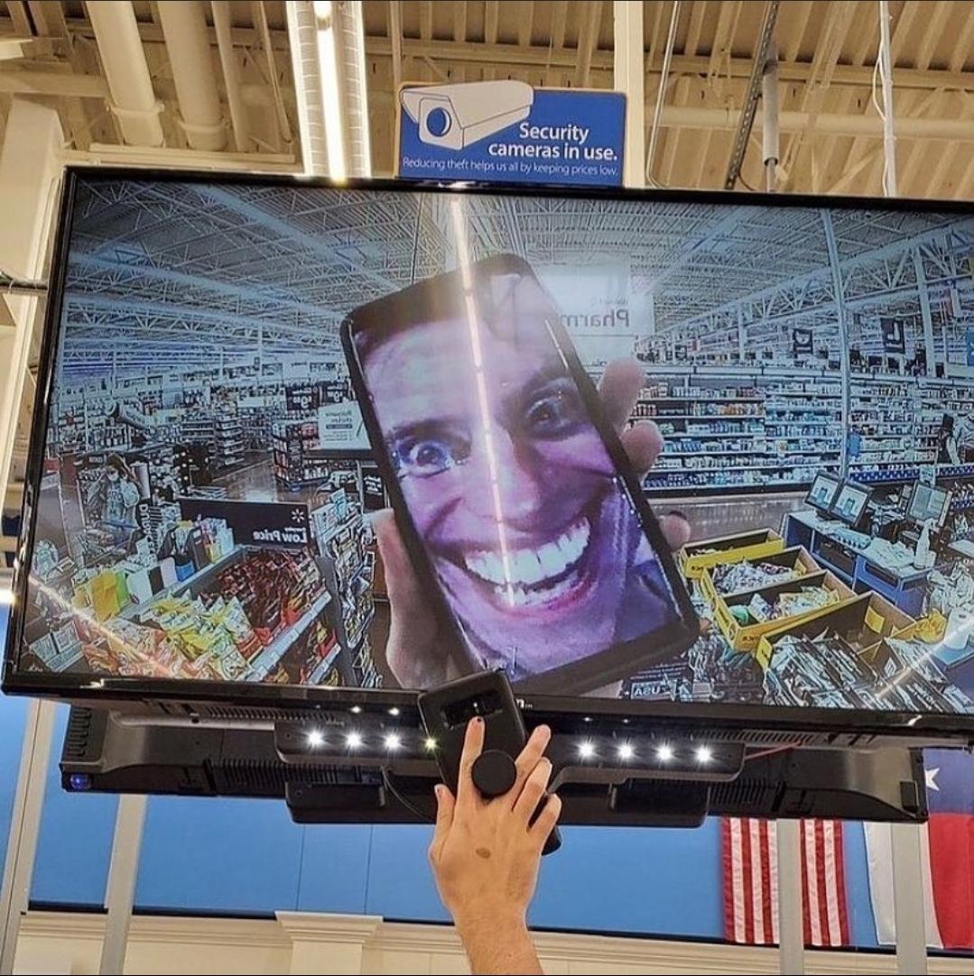 Les cameras dans les supermarchés - meme