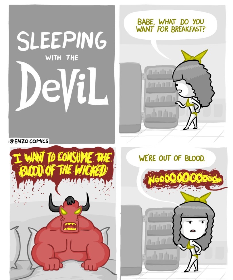 Poor devil - meme