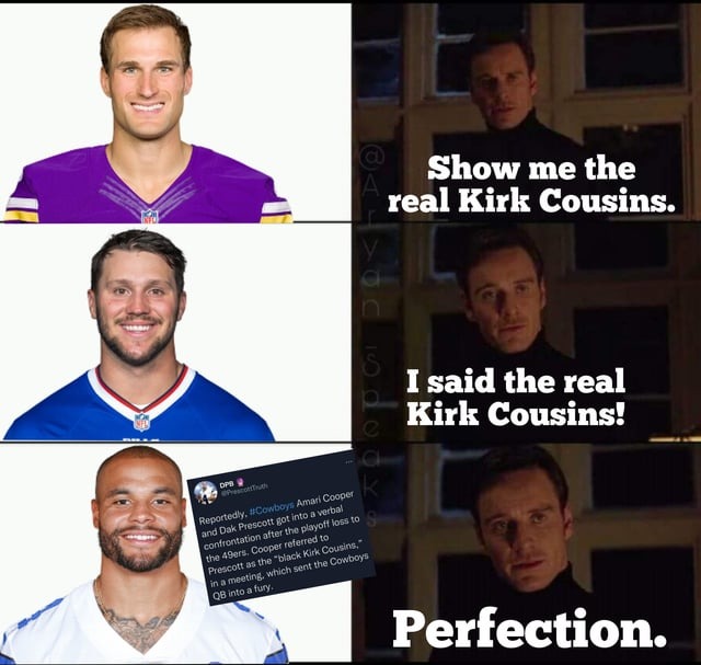 Kirk Cousins - meme