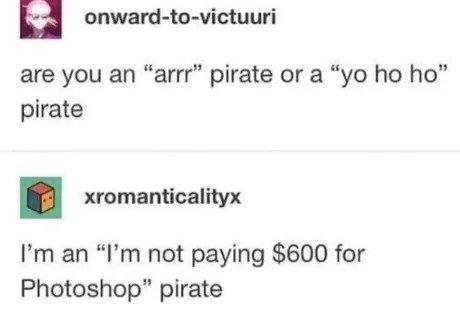 Are you a pirate or a pirate? - meme