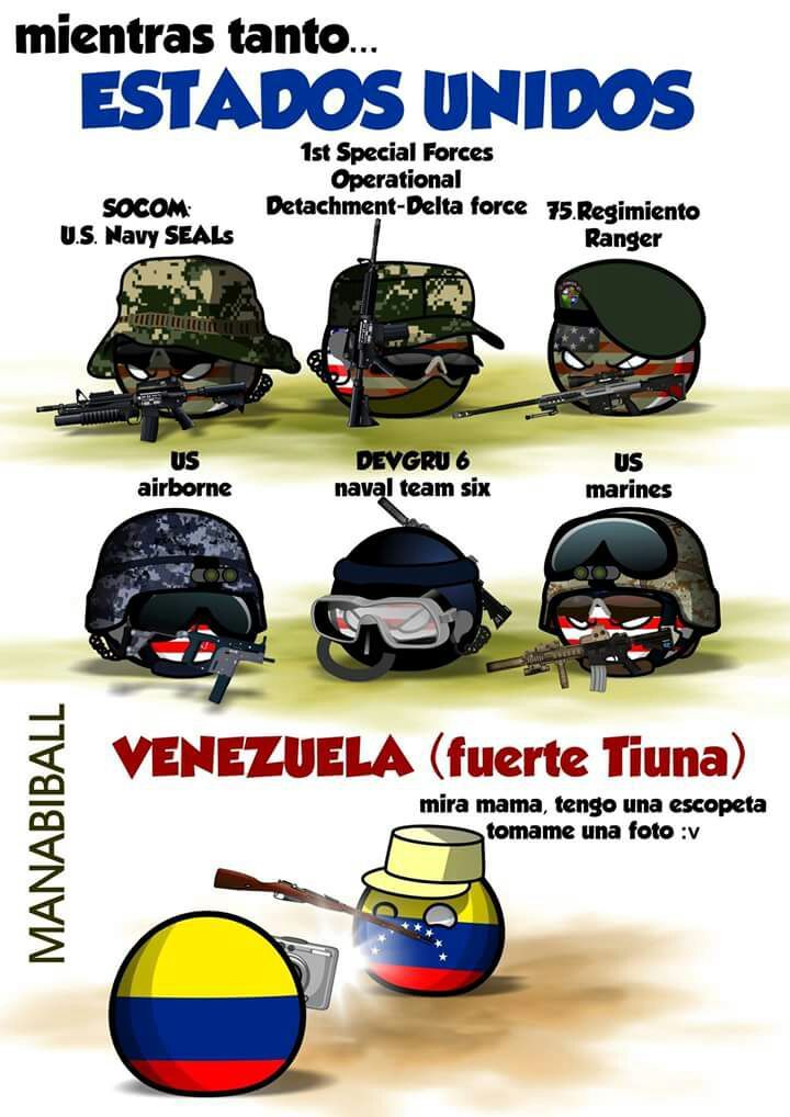 Y por eso EE.UU no invade Venezuela - meme