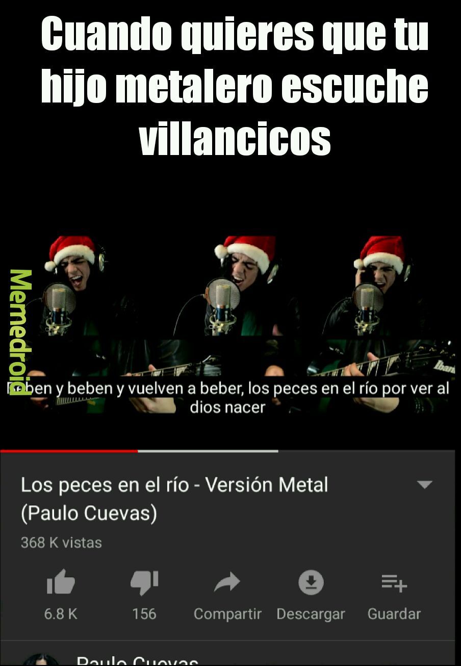 Navidad Metal - meme