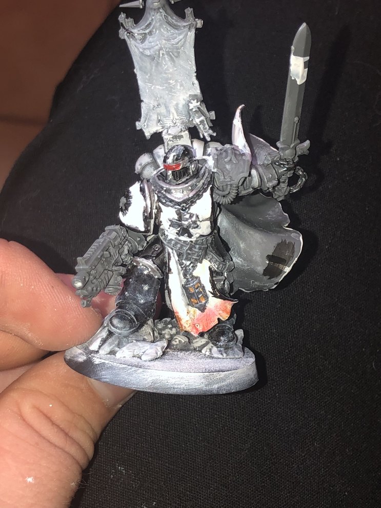 Thought I would share my 3rd mini and 1st BT mini. Also 1st time I tried drybrushing. Not even close to finished but looking for tips - meme