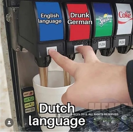Dutch language meme