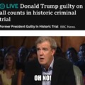 Trump found guilty meme