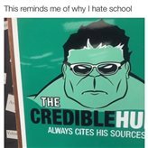 hulk is credible - meme