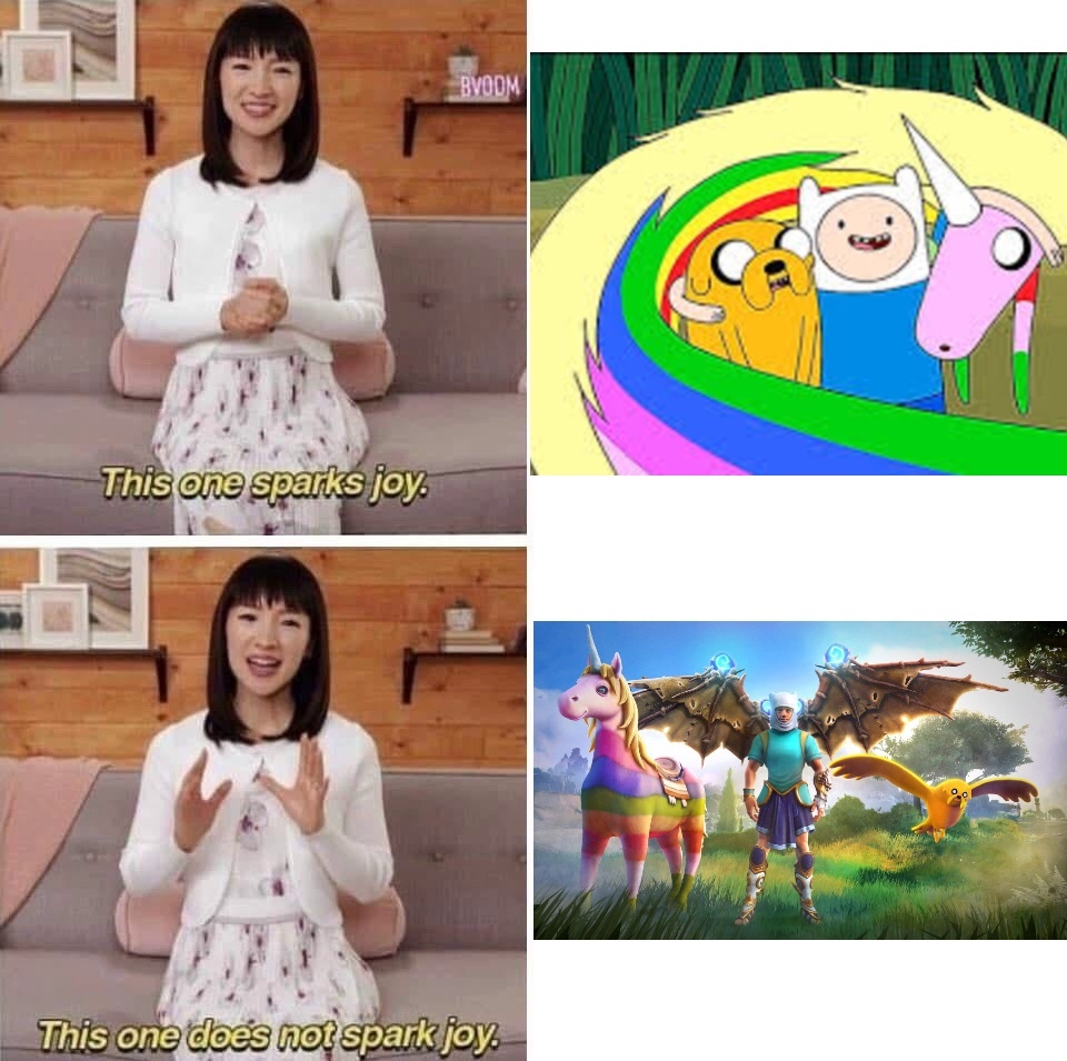 adventure time went downhill when they introduced a storyline - meme