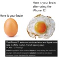 Apple iPhone French Frying the Brain