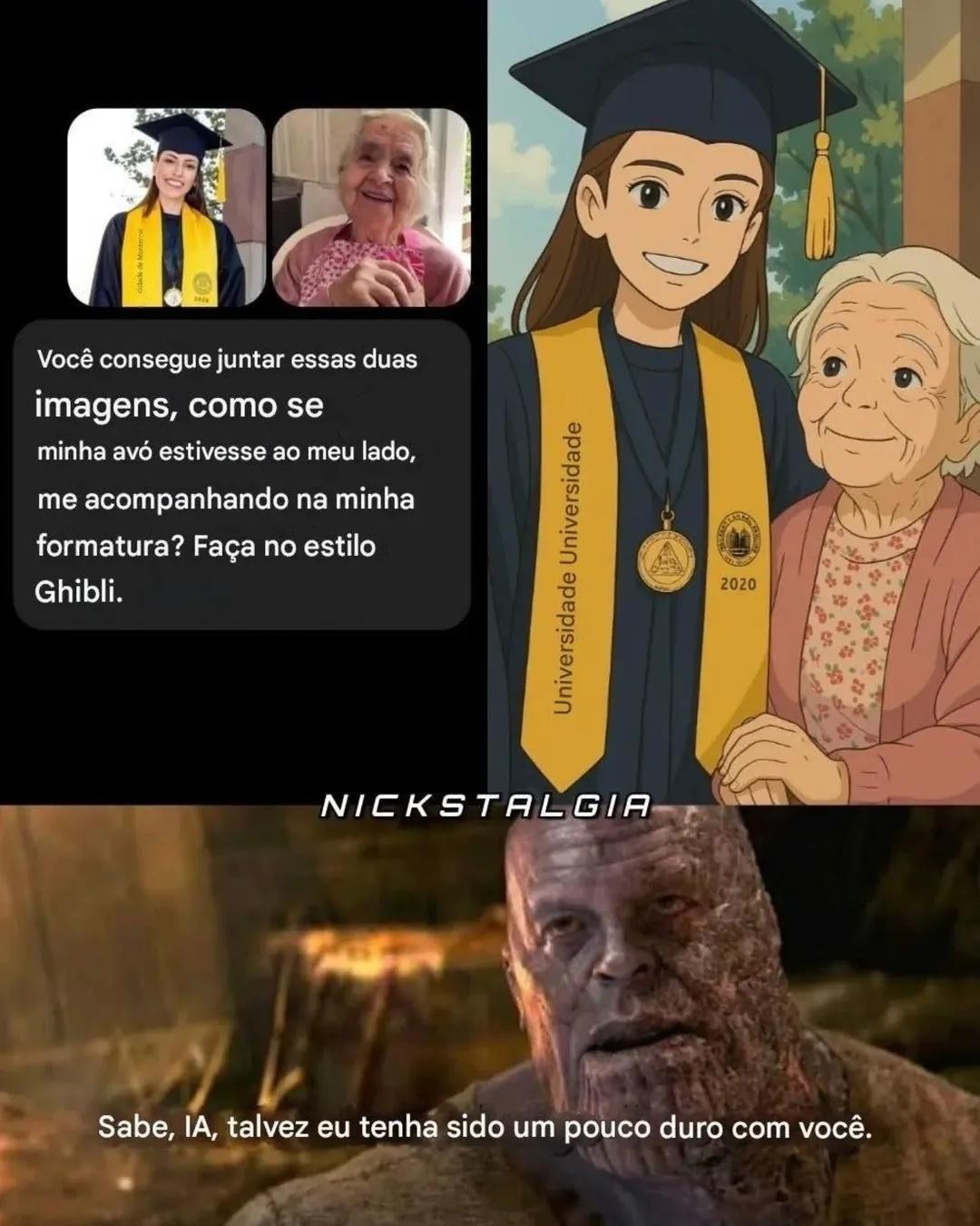 Pode acabar com os artistas IA. - meme