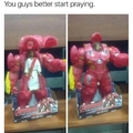 Jesus in an Iron-man suit?