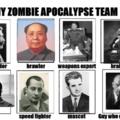 My commie zombie 'pocalypse Team