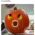 Halloween pumpkin came out wrong