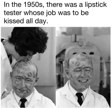 Lipstick tester - meme