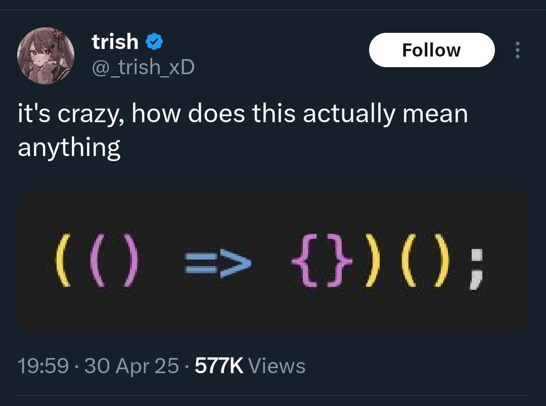 wiping boogers on javascript - meme
