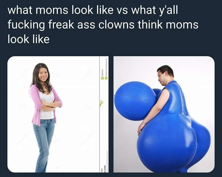 Don't lewd your mom - meme