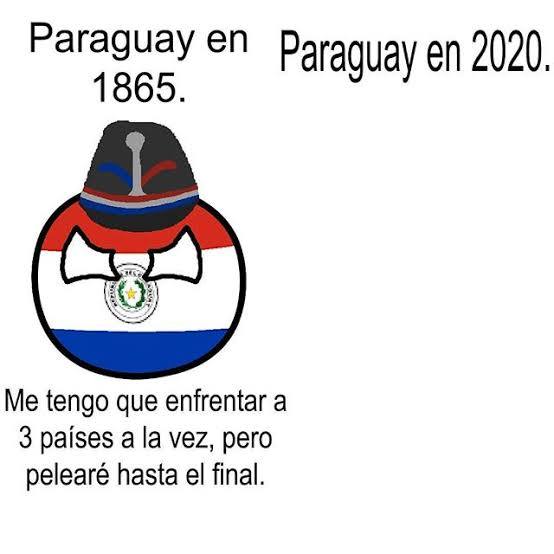 F por el Paraguay - meme