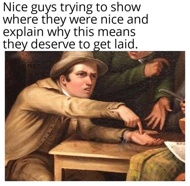 Average nice guy - meme