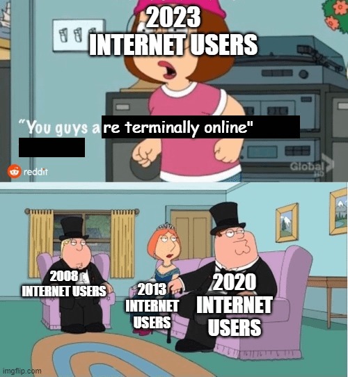 2023 internet users - meme