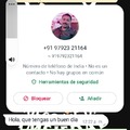 Ayuda, un número desconocido me contacto después de que el meme se subiera,  literalmente recibí el mensaje 10 segundos después