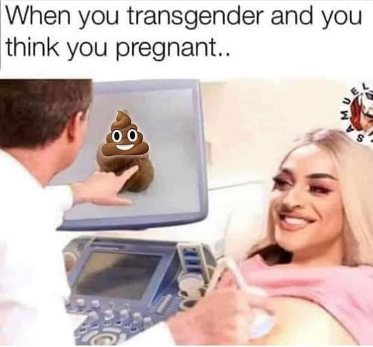 imagine having shit in your womb - meme