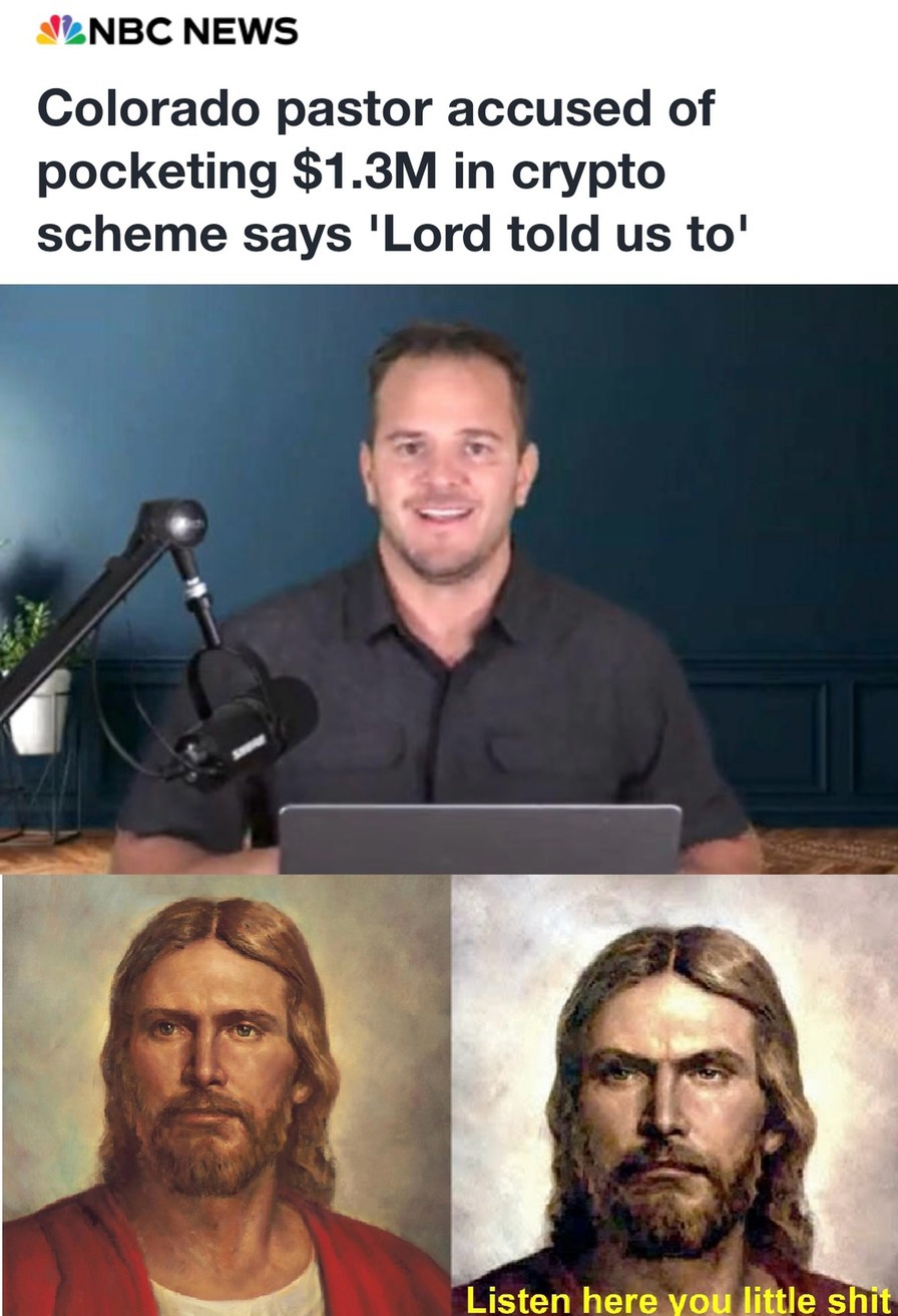 Crypto Pastor - meme