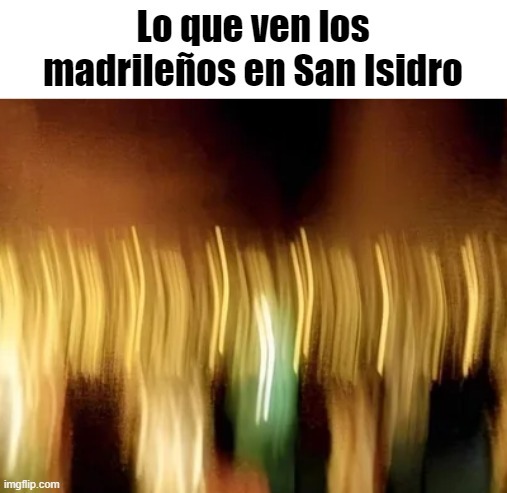 Meme de San Isidro en Madrid 2024