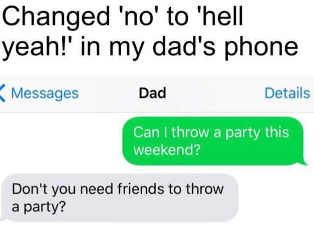 Savage dad - meme