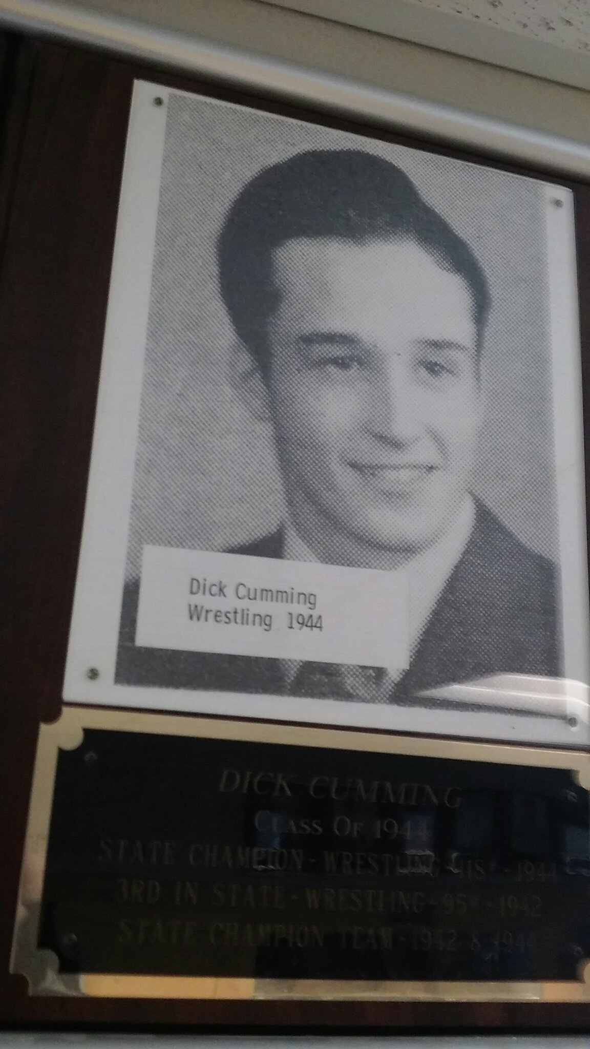 Found this legend in the trophy hall at my school - meme