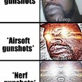NERF GUNSHOTS