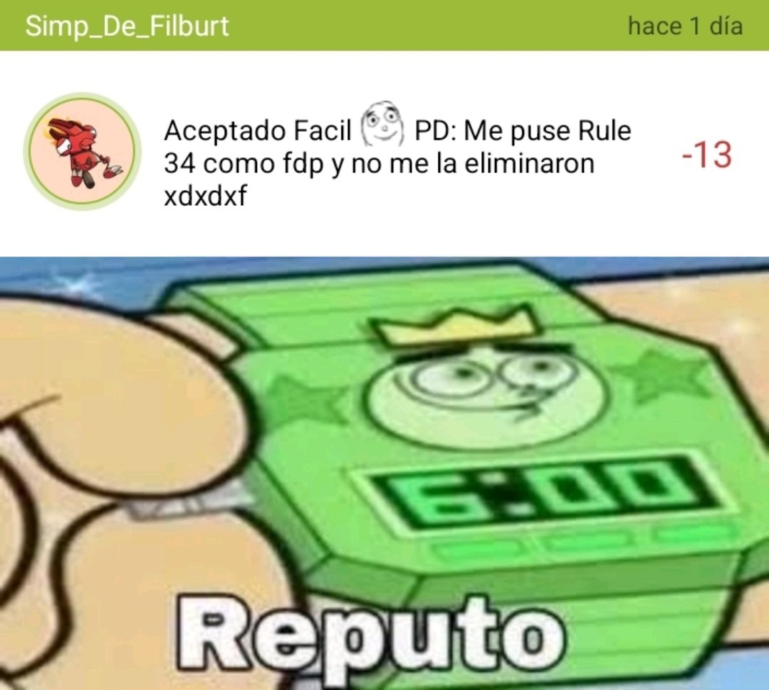 Simp de filburt es un retrasado - meme