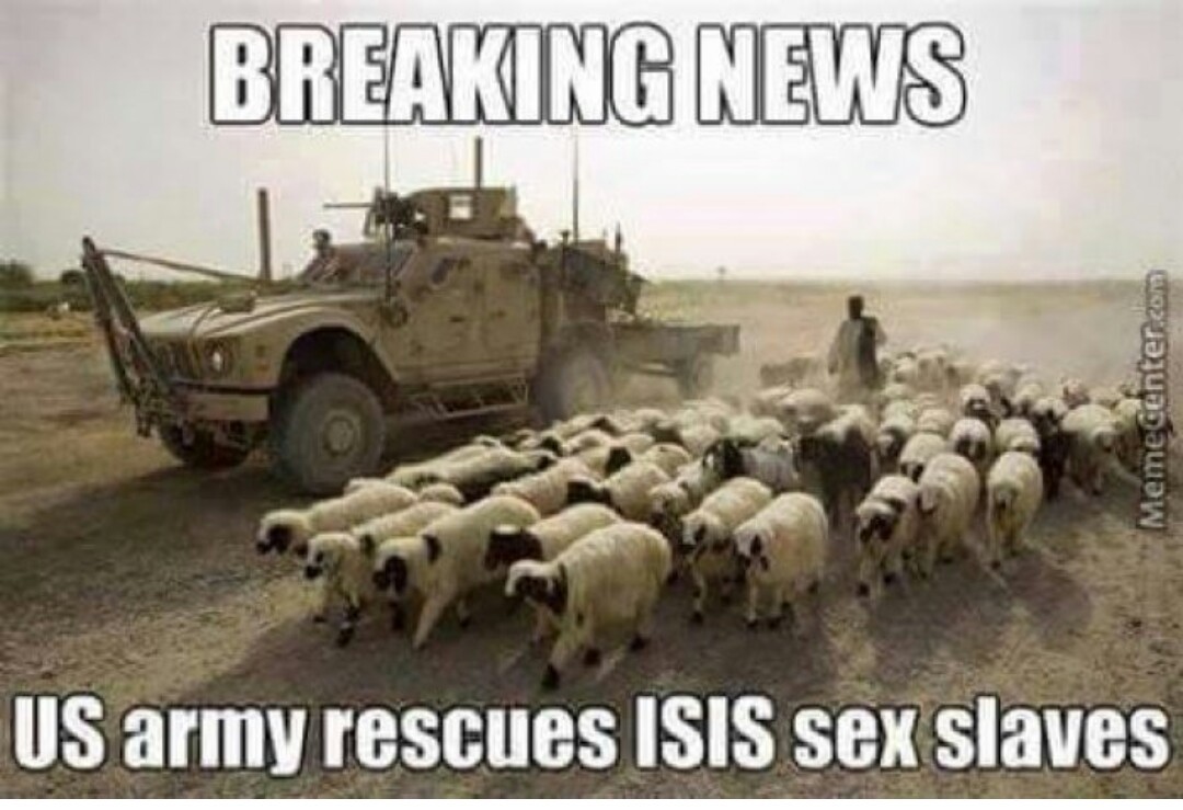 Flash info: l'armée américaine à sauvé les esclaves sexuel d'ISIS