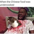 Undercooked food