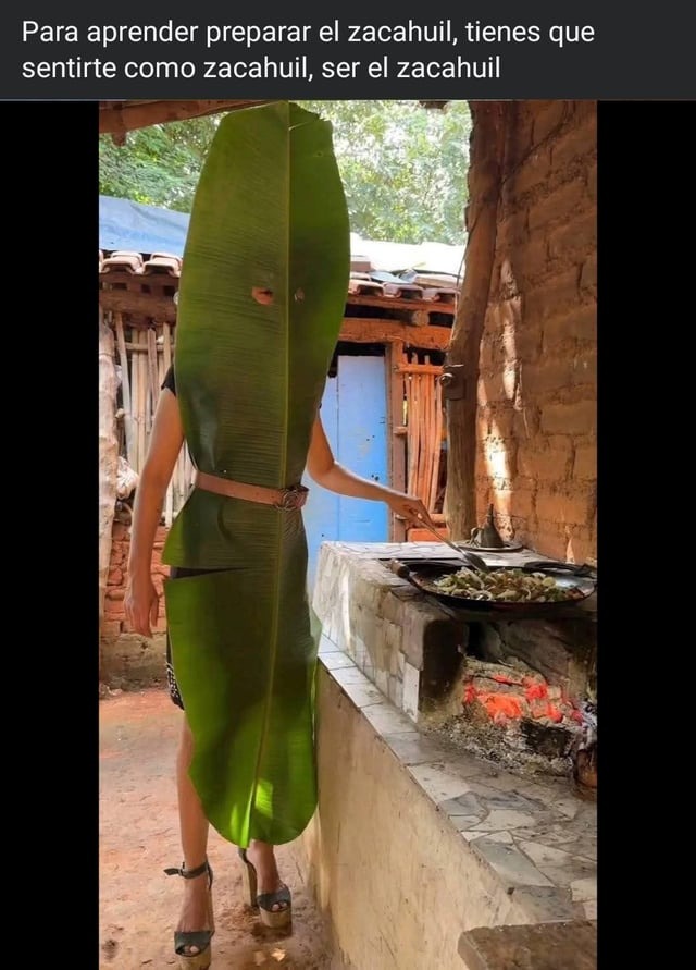 No puedes cocinar zacahuil sin convertirte en uno - meme