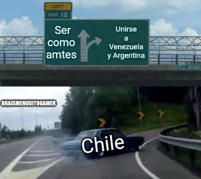 Bienvenido Chile - meme