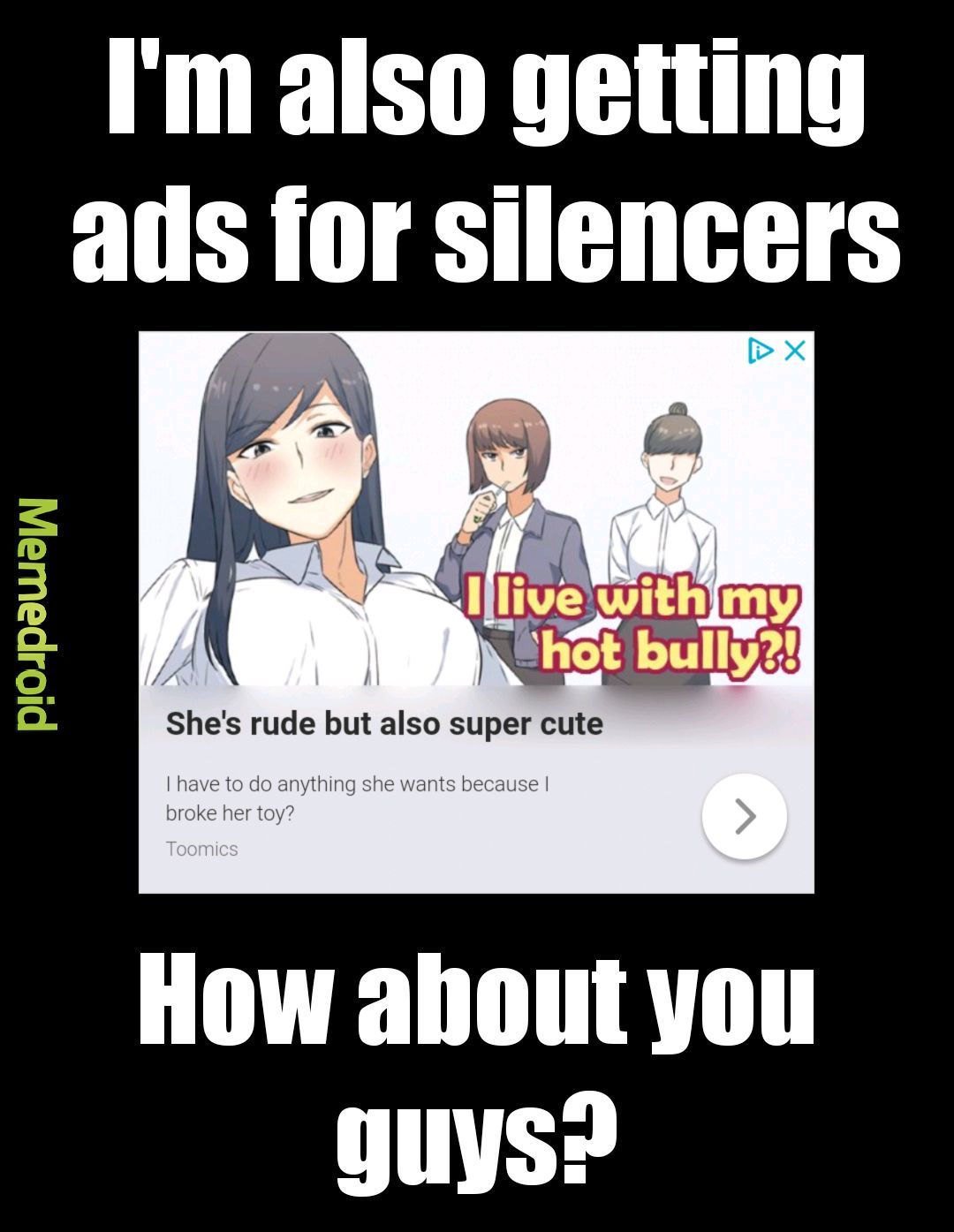And ads for ammo, too - meme